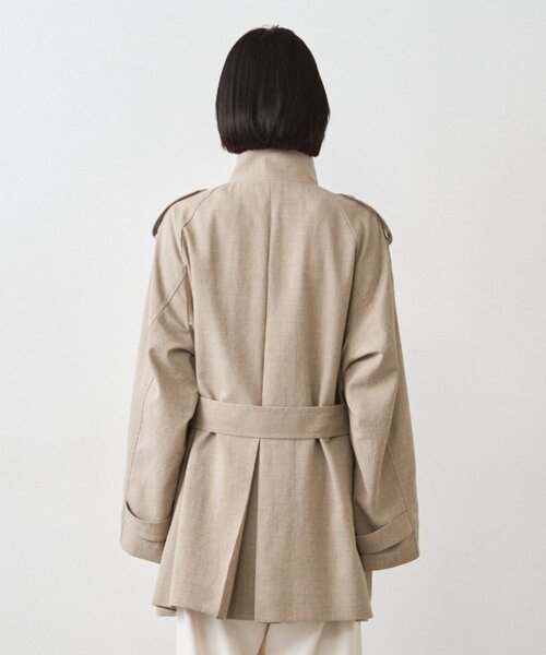 LOUNGEDRESS（ラウンジドレス）の「ミドルトレンチコート（トレンチコート・レディース・ベージュ・FREE）」の13枚目の写真