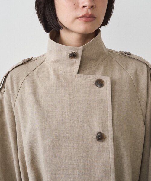 LOUNGEDRESS（ラウンジドレス）の「ミドルトレンチコート（トレンチコート・レディース・ベージュ・FREE）」の14枚目の写真