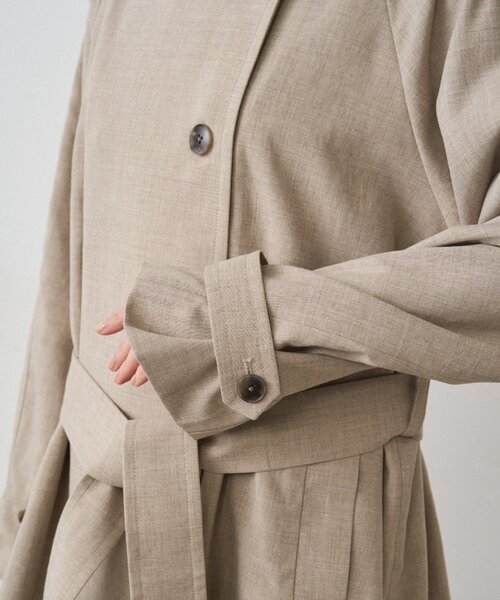 LOUNGEDRESS（ラウンジドレス）の「ミドルトレンチコート（トレンチコート・レディース・ベージュ・FREE）」の15枚目の写真