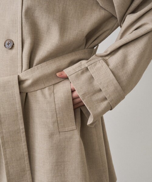 LOUNGEDRESS（ラウンジドレス）の「ミドルトレンチコート（トレンチコート・レディース・ベージュ・FREE）」の16枚目の写真