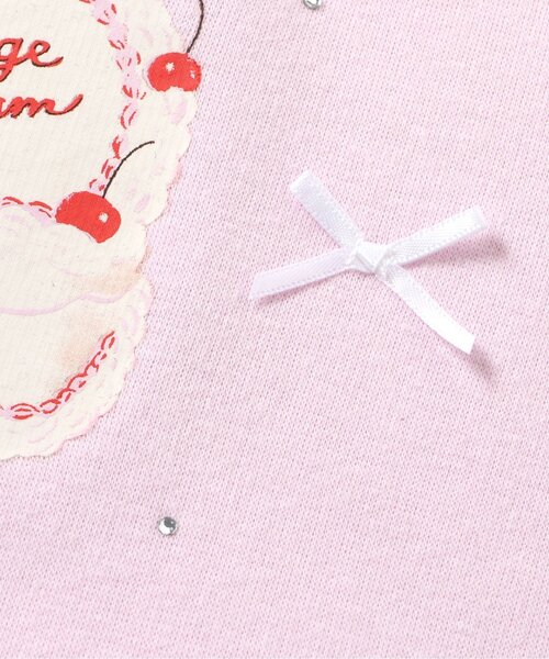 apres les cours（アプレレクール）の「裏シャギーペプラムモチーフトレーナー_ジュニア対応（スウェット・キッズ・ネイビー/アイボリー/ピンク・100/90/80/110/140/130/120）」の15枚目の写真