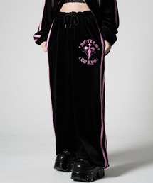 REFLEM（レフレム）の「『REFLEM/レフレム』クロス刺繍ベロアパンツ（その他パンツ）」