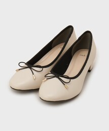 index | ラウンドトゥヒールバレエシューズ(パンプス)