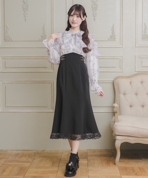 ★限定タイムセール★美品♡Curensology♡定3.3ラナボクシーワンピース クラシカルフリルロングワンピ | kawaii -outlet- | axes femme online