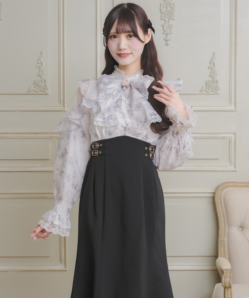 花柄ドッキングロングワンピース（ワンピース）｜couture BY ROJITA