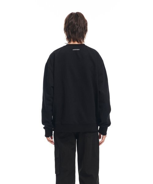 ADDOFF(アドオフ)の「SHATTERED GRAPHIC SWEAT BLACK(スウェット・レディース・その他・LARGE/SMALL/MEDIUM)」の4枚目の写真