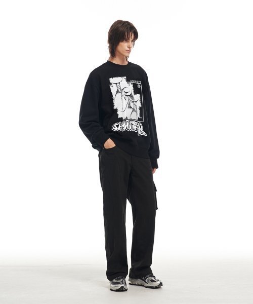 ADDOFF(アドオフ)の「SHATTERED GRAPHIC SWEAT BLACK(スウェット・レディース・その他・LARGE/SMALL/MEDIUM)」の10枚目の写真