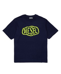 DIESEL KIDS（ディーゼルキッズ）の「DIESEL（ディーゼル）Kids & Junior ブランドロゴ半袖Tシャツカットソー（Tシャツ/カットソー）」