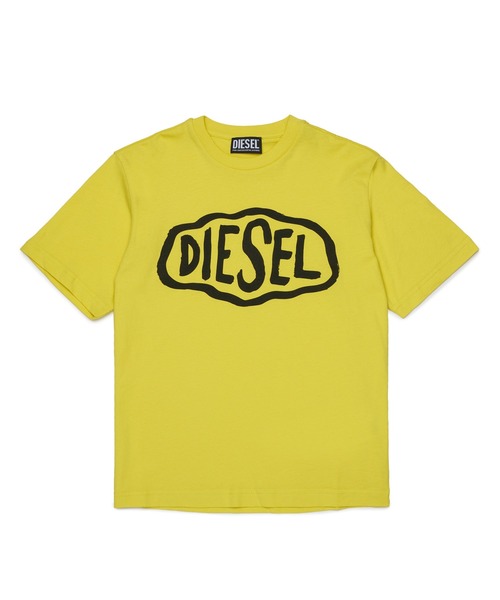 DIESEL KIDS(ディーゼルキッズ)の「DIESEL(ディーゼル)Kids & Junior ブランドロゴ半袖Tシャツカットソー(Tシャツ/カットソー・キッズ・ブラック/レッド/ホワイト/ネイビー/イエロー・16Y/14Y/12Y/10Y/8Y/6Y/4Y)」の4枚目の写真