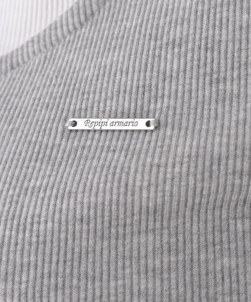 repipi armario(レピピ アルマリオ)の「レースアップTee(Tシャツ/カットソー・キッズ・オフホワイト/グレー/ブラック・SMALL/MEDIUM/LARGE)」の22枚目の写真