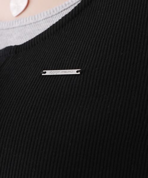 repipi armario(レピピ アルマリオ)の「レースアップTee(Tシャツ/カットソー・キッズ・オフホワイト/グレー/ブラック・SMALL/MEDIUM/LARGE)」の21枚目の写真