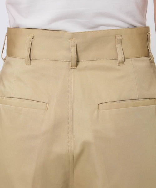 BABYLONE（バビロン）の「シャンブレー2タックチノパンツ（チノパンツ・レディース・ブラック/ベージュ・36inch/38inch）」の17枚目の写真