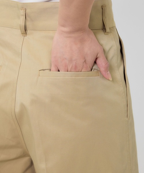 BABYLONE（バビロン）の「シャンブレー2タックチノパンツ（チノパンツ・レディース・ブラック/ベージュ・36inch/38inch）」の18枚目の写真