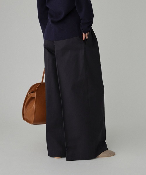 BABYLONE（バビロン）の「シャンブレー2タックチノパンツ（チノパンツ・レディース・ブラック/ベージュ・36inch/38inch）」の5枚目の写真