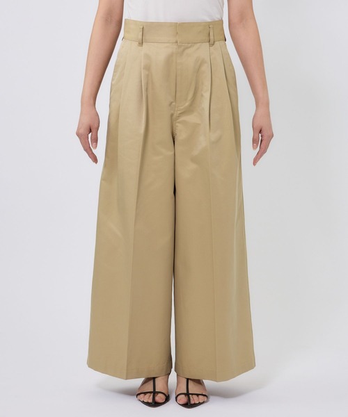 BABYLONE（バビロン）の「シャンブレー2タックチノパンツ（チノパンツ・レディース・ブラック/ベージュ・36inch/38inch）」の14枚目の写真