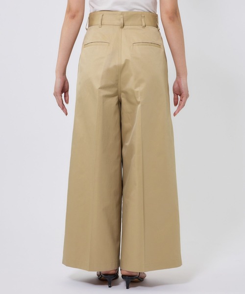 BABYLONE（バビロン）の「シャンブレー2タックチノパンツ（チノパンツ・レディース・ブラック/ベージュ・36inch/38inch）」の16枚目の写真