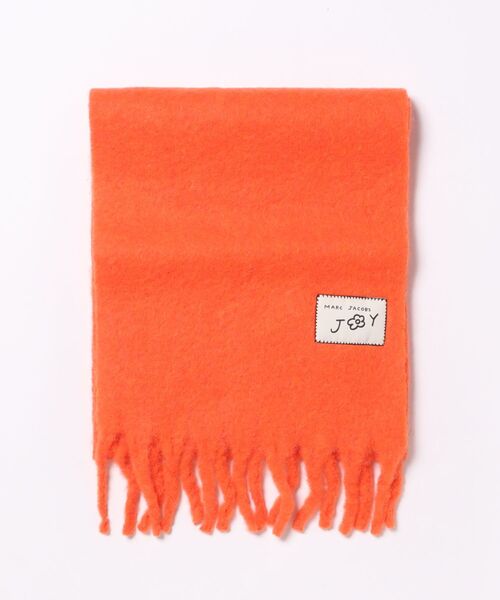 MARC JACOBS（マークジェイコブス）の「ARTIST SHRIGLEY SNAKE WOOL SCARF/デヴィッド・シュリグリー x マーク ジェイコブス スネーク ウール スカーフ（マフラー・レディース・オレンジ系その他・ONE SIZE）」の5枚目の写真
