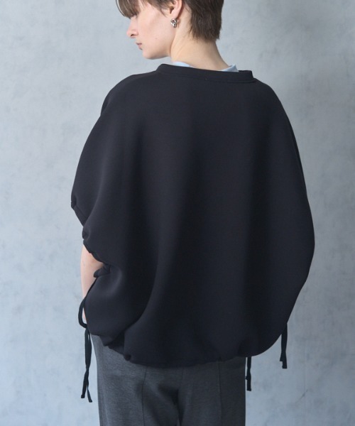 Muel Chic(ミュエルシック)の「Luka CS ルカカットソー(Tシャツ/カットソー・レディース・オフホワイト/ブラック/マルーン・FREE)」の17枚目の写真