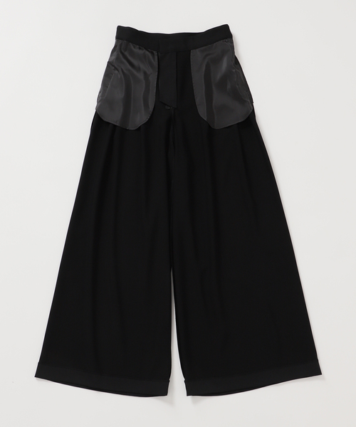 plage（プラージュ）の「Tuck Wide パンツ（その他パンツ・レディース・ホワイト/ブラック・36/38/34）」の8枚目の写真