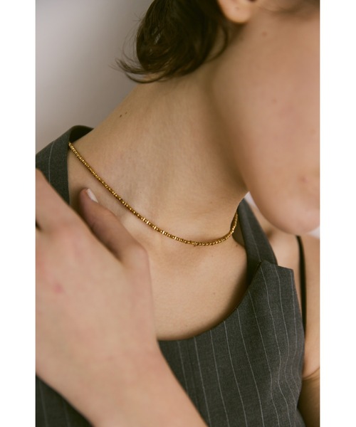 un/neu（アンノイ）の「メタルビーズシンプルネックレス（ネックレス・レディース・シルバー/ゴールド・FREE）」の11枚目の写真