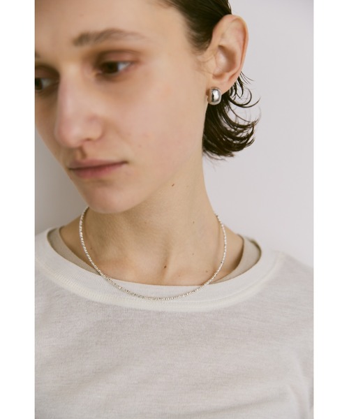 un/neu（アンノイ）の「メタルビーズシンプルネックレス（ネックレス・レディース・シルバー/ゴールド・FREE）」の7枚目の写真