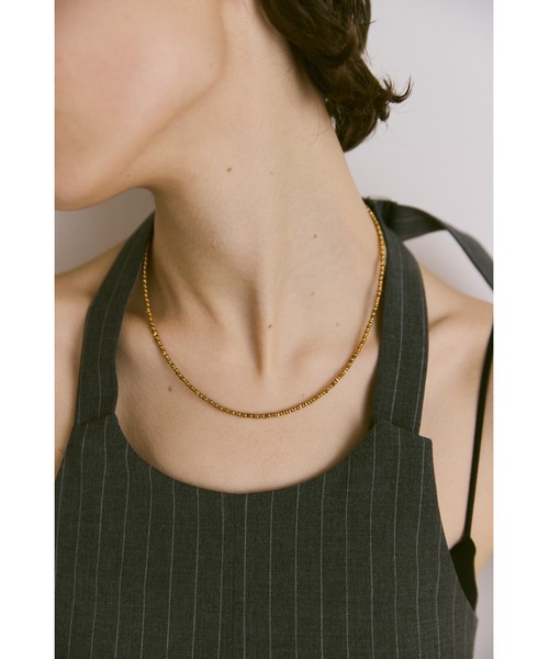 un/neu（アンノイ）の「メタルビーズシンプルネックレス（ネックレス・レディース・シルバー/ゴールド・FREE）」の14枚目の写真