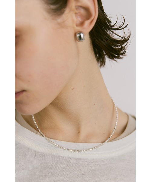 un/neu（アンノイ）の「メタルビーズシンプルネックレス（ネックレス・レディース・シルバー/ゴールド・FREE）」の6枚目の写真