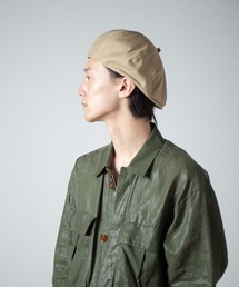 RACAL（ラカル）の「Organic Cotton Back Satin 8Panel Beret Cas / オーガニックコットンバックサテン8パネベレーキャス（キャスケット）」