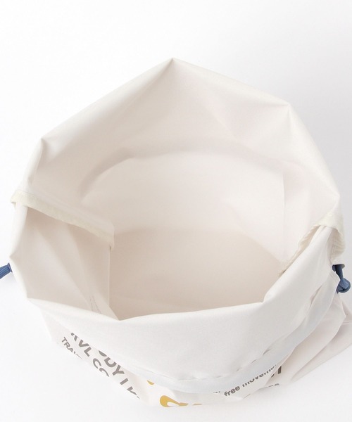 niko and...（ニコアンド）の「ニコロゴトラベル巾着/Ｍサイズ（トラベルグッズ・レディース・ブラック/アイボリー/ブルー・XX-SMALL）」の17枚目の写真