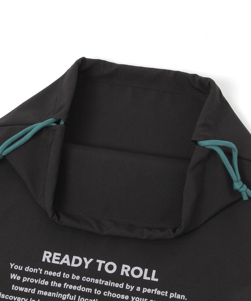 niko and...（ニコアンド）の「ニコロゴトラベル巾着/Ｍサイズ（トラベルグッズ・レディース・ブラック/アイボリー/ブルー・XX-SMALL）」の18枚目の写真