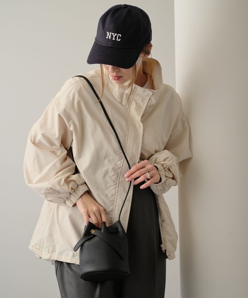 ZAKKA-BOX(ザッカボックス)の「リアルレザーキンチャクポシェット(ショルダーバッグ・レディース・ブラック/グレー系その他・FREE)」の11枚目の写真