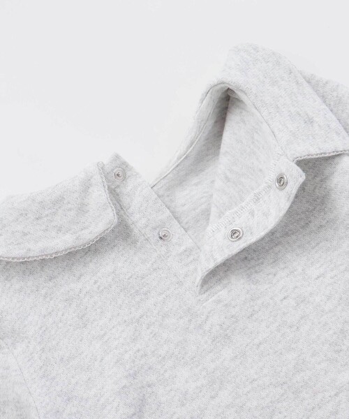 BeBe（ベベ）の「針抜き丸襟長袖ブラウス+サスペンダースカートセット（その他ベビーウェア・キッズ・ブルー/ベージュ・90cm/80ｃｍ）」の13枚目の写真