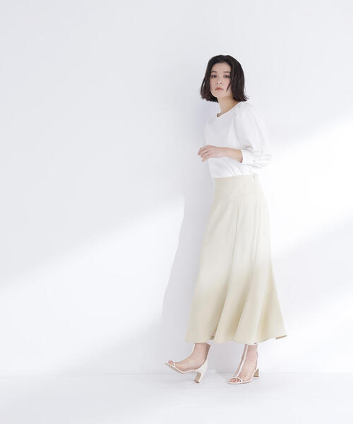 NATURAL BEAUTY BASIC(ナチュラルビューティーベーシック)の「◇パフスリーブカットソートップス(Tシャツ/カットソー・レディース・ラベンダー/チャコールグレー/オフホワイト・FREE)」の14枚目の写真