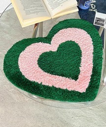 pyornim（ピョルニム）の「【26年春夏新作】40×48cm タフティング ハートミニマット　ミニラグ（ラグ/マット）」