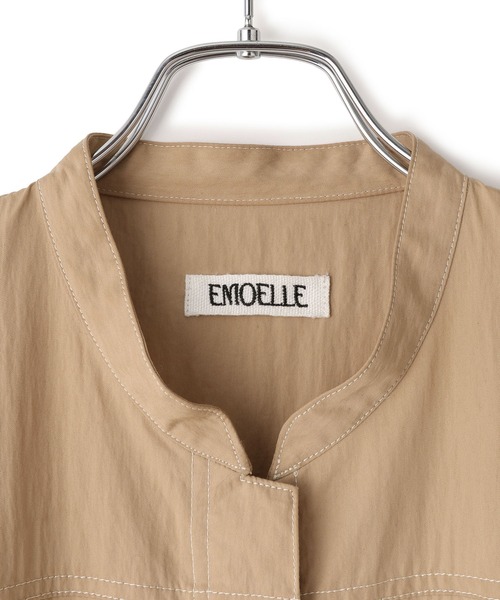 EMOELLE(エモエレ)の「【EMOELLE】パフスリーブオールインワン(つなぎ/オールインワン・レディース・ベージュ/ブラック・36/38)」の16枚目の写真