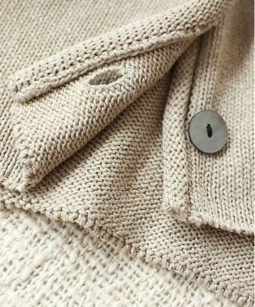 WALANCE（ワランス）の「paper knit 2way cardigan（カーディガン/ボレロ・レディース・ブラック/オリーブ/ベージュ×ブラック/サンドベージュ・FREE）」の18枚目の写真