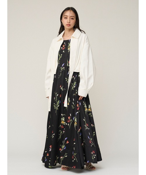 SNIDEL（スナイデル）の「バリエタックバルーンブルゾン（ブルゾン・レディース・ベージュ/ホワイト/ブルー・F）」の10枚目の写真