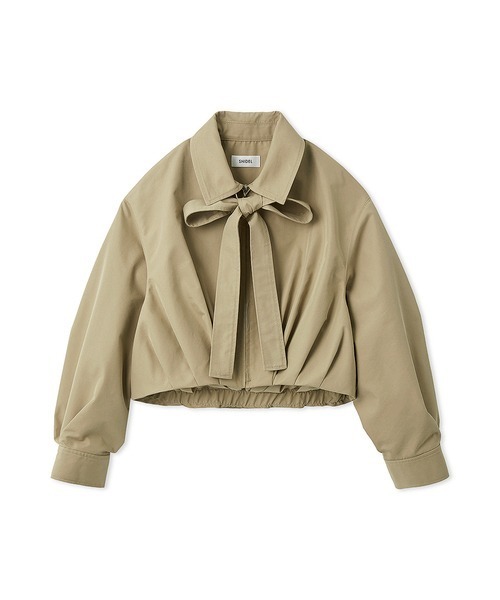 SNIDEL（スナイデル）の「バリエタックバルーンブルゾン（ブルゾン・レディース・ベージュ/ホワイト/ブルー・F）」の21枚目の写真