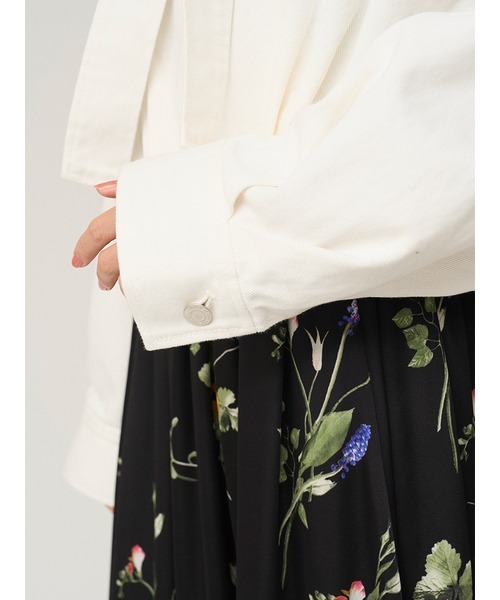 SNIDEL（スナイデル）の「バリエタックバルーンブルゾン（ブルゾン・レディース・ベージュ/ホワイト/ブルー・F）」の14枚目の写真