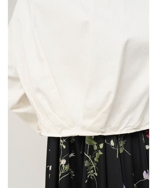 SNIDEL（スナイデル）の「バリエタックバルーンブルゾン（ブルゾン・レディース・ベージュ/ホワイト/ブルー・F）」の16枚目の写真