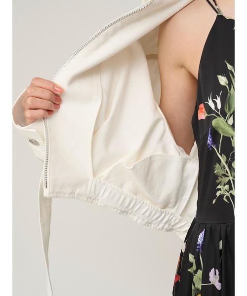 SNIDEL（スナイデル）の「バリエタックバルーンブルゾン（ブルゾン・レディース・ベージュ/ホワイト/ブルー・F）」の17枚目の写真