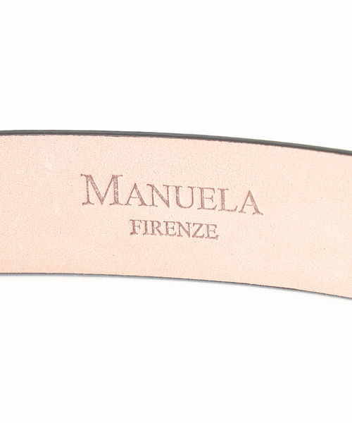 IENA(イエナ)の「MANUELA/マヌエラ LEATHER BELT ベルト MN25S 005NA(ベルト・レディース・ブラック/カーキ・FREE)」の9枚目の写真