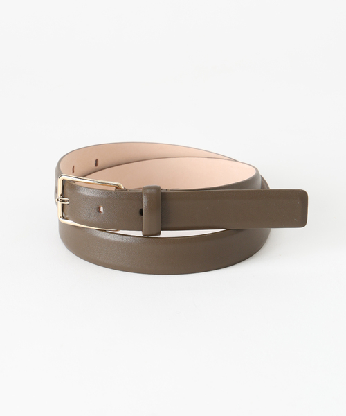 IENA(イエナ)の「MANUELA/マヌエラ LEATHER BELT ベルト MN25S 005NA(ベルト・レディース・ブラック/カーキ・FREE)」の12枚目の写真