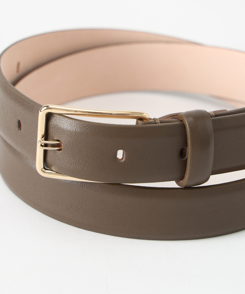 IENA(イエナ)の「MANUELA/マヌエラ LEATHER BELT ベルト MN25S 005NA(ベルト・レディース・ブラック/カーキ・FREE)」の13枚目の写真