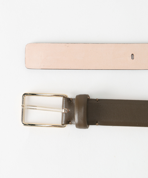 IENA(イエナ)の「MANUELA/マヌエラ LEATHER BELT ベルト MN25S 005NA(ベルト・レディース・ブラック/カーキ・FREE)」の14枚目の写真