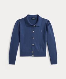 ケーブルニット コットン ペプラム カーディガン（カーディガン/ボレロ