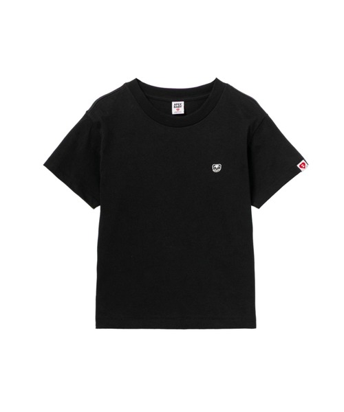 A BATHING APE(アベイシングエイプ)の「MILO PD BADGE TEE(Tシャツ/カットソー・レディース・ブラック/ホワイト・SMALL/X-SMALL)」の2枚目の写真