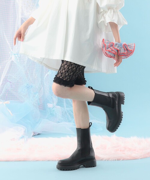CAROLINA GLASER（カロリナ グレイサー）の「レース ショート パンツ（その他パンツ・レディース・ブラック/ホワイト系その他5・ONE SIZE）」の2枚目の写真