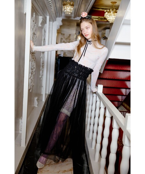 CAROLINA GLASER（カロリナ グレイサー）の「レース ショート パンツ（その他パンツ・レディース・ブラック/ホワイト系その他5・ONE SIZE）」の11枚目の写真