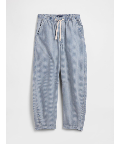 GAP(ギャップ)の「ミッドライズ スーパーソフト ストライプ プルオン バレルデニム(デニムパンツ・レディース・ブルー・XS/XXS/L/M/S)」の9枚目の写真
